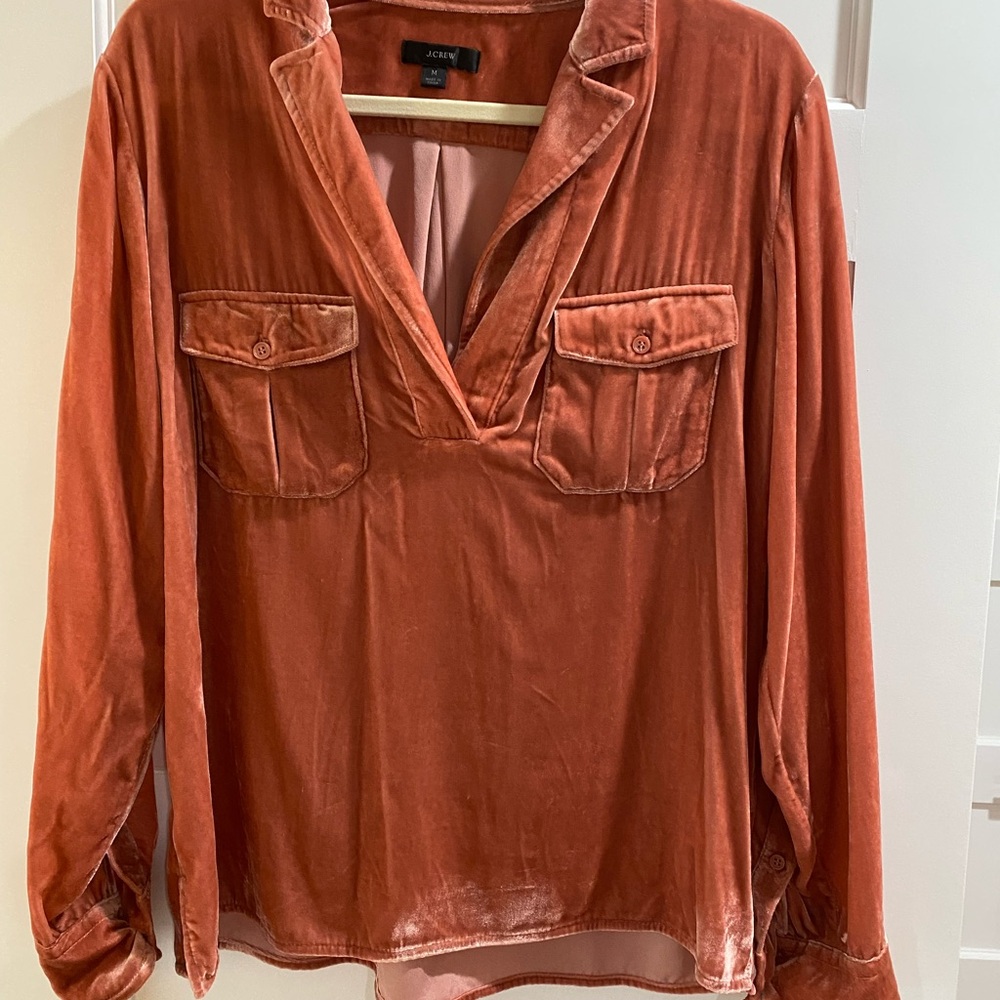 J. Crew Women's Rust Top